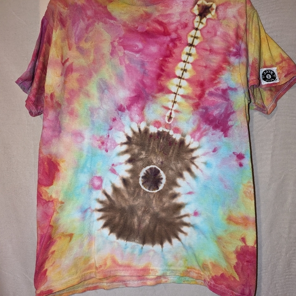 Grateful Dead Other - Ice dye Guitar t-shirt, Medium tie dye guitar festival t-shirt